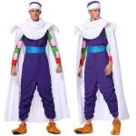 Anime Piccolo Kost&uuml;&uuml;m T&auml;iskasvanud Mehed Halloweeni Peo Cosplay Kost&uuml;&uuml;m L&DRAGON BALL lilla