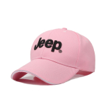 JEEP kvaliteetne puuvillane tikitud baseball-m&uuml;ts meestele ja naistele, reguleeritav, hingav, soe, v&auml;listingimusteks reisimiseks p&auml;ikesem&uuml;ts Adjustable roosa