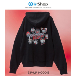 [Eeltellimus] ATEEZ X MIGHTEEZ [Rock The Stage] POP-UP MD (ZIP-UP HOODI) ZIP UP HOODIE pink