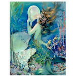 5D teemantmaal, t&auml;isteemantmosaiik Pilt kivist ristpistekomplektidest, religioon 20X30CM