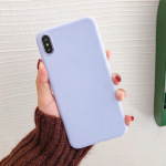 Lihtne &uuml;hev&auml;rviline telefoni&uuml;mbris Moodne pehme matt TPU kate Huawei Xiaomi Samsung Galaxy iPhone'i jaoks iPhone 5 must