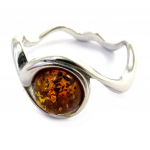 K&auml;sit&ouml;&ouml;h&otilde;bedast s&otilde;rmus 'Inspiration' merevaigu konjak (roodiumiga kaetud) - 11 mm 56 h&otilde;be