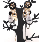 Les Tr&eacute;sors De Lily [Q8759] - Clips cr&eacute;ateur 'Lilipoupettes' noir dor&eacute; - 10x2. 5 cm must