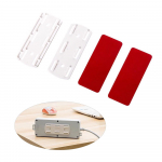 Isekleepuv vooluriba fikseerija pistikupesa hoidiku kinnitus, stantsivaba seinale paigaldatav lauaarvuti pistikupesa kinnitus valge