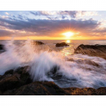 Teemantmaaling P&auml;ikeseloojangulained Teemant 5d t&auml;ispuurring teemantmaal 20X30CM