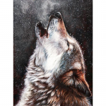 5D isetegemise teemantmaal Hulguv &Uuml;ksildane Hunt Tikand Ristpistes Rintestone Dekoratsioon 20X30CM