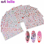 10 tk Mix Nail Art Vesikleebised Kleebised Lilles&uuml;da Multikad Liblikad Liugur Manik&uuml;&uuml;ri Kaunistamise T&ouml;&ouml;riistad