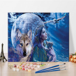 DIY maalimine numbrite j&auml;rgi Digitaalne &otilde;limaal Hobid Kujutav kunst Numbrid &Otilde;limaal &Otilde;limaal Numbrite maalimine Kodukaunistamine 40x50cm no frame