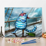 K&auml;sitsi maalitud digitaalne &otilde;limaal Numbrid &otilde;limaal DIY maalimine numbrite j&auml;rgi Kodukaunistuse l&otilde;uend 40x50cm no frame