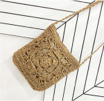 Naiste &otilde;lgkotid Rattan Crossbody kotid Wicker Lady &otilde;lakott 22*1*26cm pruun