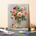 Kodukaunistus DIY Maalimine numbrite j&auml;rgi Kunst l&otilde;uend Digitaalne &otilde;limaal Numbrid &otilde;limaal 40x50cm no frame