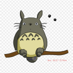 Totoro joonistus Ghibli muuseumi Catbusi triikraud plaastrid r&otilde;ivaste jaoks. Aplikatsioonid kleebised riietel Kuumustundlik kohandatud plaaster