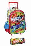 Disney Mickey &ndash; lastek&auml;ru seljakott Mickey Disney 31 cm + lasteaia kooli pliiatsitase 31cm kollane