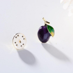 Blucome armsad Mustika vasest prossid naistele Meeste &uuml;likonnamantel Hijiab Pins lilla