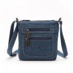Yogodlns Mood Sinine Denim &Otilde;lakotid Naiste K&auml;ekott K&auml;ekott K&auml;ekott Naiste Ristkinnituskott 21*22cm sinine
