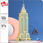 8192 World Architecture New York Empire State Building, 3D-mudel mini-teemantplokkidest tellised ehitusm&auml;nguasi lastele ilma kastita