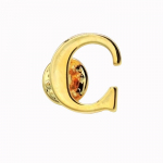 Unisex moe nimi Initial suurt&auml;htedega pross &uuml;likonna n&ouml;&ouml;pn&otilde;elad kuldne pulm Kvaliteetne C