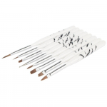 Akr&uuml;&uuml;lk&uuml;&uuml;nepintslite komplekt manik&uuml;&uuml;ri UV-geeljoonistuspintslid pliiats k&uuml;&uuml;nekunsti maalide ehitaja pikendusgeelpintsliga v&auml;rvivoodri pintslid