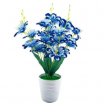 Lillede bonsai Decor Vibrant Easy Hooldus Keskkonnas&otilde;bralik Kaunis v&auml;sinud Kunstlik aia jaoks sinine