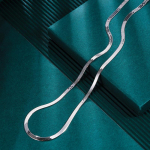 Anenjery Kaelakee Unisex Lameda madu l&uuml;li kett Homaar Klambriga kaelarihmad kaelakeed naistele meestele S-N21 45cm h&otilde;be