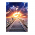 Maastik Teemantmosaiik Ristpistes Maal 5D Teemantmaal Kogu Strasskividega Maal Kodukaunistus 30X40cm