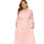 pluss suurus Xl-6xl Uus mood populaarne &otilde;htukleit keskmise pikkusega &otilde;&otilde;nsa pitsiga naiste kleidid punased valged mustad sinised rohelised riided XXXL roosa