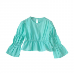 Laste T&uuml;drukute mullivarrukatega s&auml;rk &Otilde;huke nukus&auml;rk Temperament Korea pluusid 90