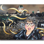 T&auml;is&uuml;mmargune teemant 5D DIY Seksikad naiste teemantmaalingud multifilm Fat Lady Teemanttikandid Ristpistes mosaiik Kodukaunistus Full Round 20x30CM