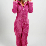 Suures suuruses 5XL naiste pluss sametist paksu villane kampsun kodu kapuutsiga pidžaama 5XL roosa punane v&auml;rv