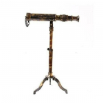 Mereteleskoop W. Otway London 1915 Vintage Stand, 45,72 cm, messing