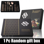 24 tk s&ouml;&ouml;gin&otilde;ude komplekt koos kinkekarbiga nuga kahvel lusikas &otilde;htus&ouml;&ouml;gin&otilde;ude komplekt roostevabast terasest lauan&otilde;ude H&otilde;ben&otilde;ude s&ouml;&ouml;gik&ouml;&ouml;k 24pcs with BOX roosa kuldne v&auml;rv