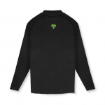 Muscleguys meeste k&otilde;rge kaelusega hingav Fitness T-s&auml;rk Treening Sport pikkade varrukatega elastne kiire kuivamine M valge