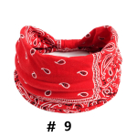 Boho laiad peapaelad vintage elastsed juuksepaelad s&otilde;lme turban pea&uuml;mbris naistele t&uuml;drukutele puuvillane pehme bandaan, veniv, keeratav peapael Juukseaksessuaarid