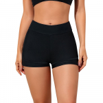 Charmleaks naiste k&otilde;rge v&ouml;&ouml;kohaga ujumisp&uuml;ksid eesmised v&otilde;rgukihiga tugevad ujumisp&uuml;ksid Boyleg Tankini bikiinid alumised ujumisriided S must