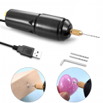 0,7&ndash;1,2 mm kaasaskantav mini-elektriline puur p&auml;rl-epoks&uuml;vaigust ehete valmistamiseks puidust k&auml;sit&ouml;&ouml;t&ouml;&ouml;riistade valmistamiseks 5 V USB-andmekaabliga 1set