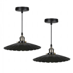 Tomshine AC110V Retro rippvalgustid E26 aluspesa vintage l&uuml;htriga ripplamp 2 Packs must