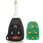 jingyuqin 433mhz KOBDT04A kaugjuhtimispuldiga autov&otilde;ti 2/3/4 nupud Dodge Chrysler Jeep Dakota Durango Charger 300 Aspen Grand Cherokee Auto t&auml;isv&otilde;tmega juhtimine 4 Buttons Start