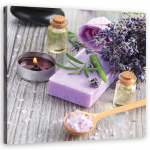 L&otilde;uendiprint Violet zen spa seep 30x30 lilla