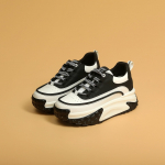 Fujin 7cm Kevad S&uuml;gis Naistele Suvel Mugavad Ehtsast Nahast K&otilde;rged Rulajalatsid Tossud Tursked platvormiga kiiluga segatud v&auml;rvid 34 must