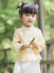 Hanfu t&uuml;druk Hiina stiilis riidest suvekleit Antiik Tang &uuml;likond super haldja kost&uuml;&uuml;m kleit v&auml;ikese t&uuml;druku merineitsi printsessi seelik aluspesu M white