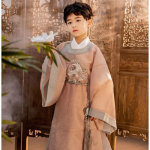 Hanfu t&uuml;druk Hiina stiilis riidest suvekleit Antiik Tang &uuml;likond super haldja kost&uuml;&uuml;m kleit v&auml;ikese t&uuml;druku merineitsi printsessi seelik aluspesu XXXL brown