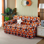 Elastne volangseelik k&otilde;ikeh&otilde;lmav diivani kate elutoa jaoks spandex diivani kate Sektsioonm&ouml;&ouml;bli kate 1/2/3/4 istekohaga 1-Seat90-140cm