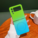 Samsung Galaxy Z Flip 4 3 Zflip4 juhtmevaba laadimise magnet&uuml;mbrise gradiendiga pehme silikoonist kokkupandav p&otilde;rutuskindel kaitsekate For Galaxy Z Flip 4