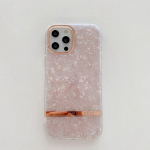 Fashion Conch Pattern telefoni&uuml;mbris iPhone'ile 14 12 11 13 Pro Max Plating Camera Kumer p&otilde;rutuskindel kate For iPhone 13 Pro kuld
