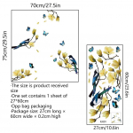 Seinakleebised Filiaalide kleebised Dekoratsioon Elektrostaatilisest klaasist kleebis