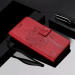 3d Kassipuu Rahakott Klapp Nahast &Uuml;mbris iPhone 11 Pro X Xs Xr Max 5 5s Se 6 6s 7 8 Plus Raamatukaaned Pehme TPU Telefoni Kate Fundas For iPhone 6S Plus punane