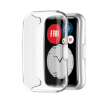 T&auml;isekraani kaitsekile Huawei k&auml;ekellale Fit galvaniseeritud TPU kaitse&uuml;mbrise korpuse kate Huawei kella Fit eriv&auml;ljaandele Huawei Watch Fit puhas