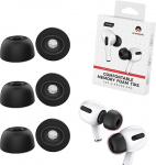 3 paari m&auml;luvahust k&otilde;rvaklappe karbis Airpods Pro ja Airpods Pro 2. p&otilde;lvkonna k&otilde;rvaklappide tarvikud Asendusk&otilde;rvaklapid (S, M, L) must