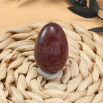 Isiksus Ornamendid Kuju Looduskivid Amet&uuml;st/Ahhaat Munakujulised kujukesed Tervendavad kristallid Toakaunistus kalliskivi k&auml;sit&ouml;&ouml; nipsasjake 31x20mm