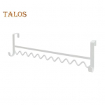 Riidepuu fikseeritud konksu lainekujuline hoiuruum 2 v&auml;rvi Praktiline l&ouml;&ouml;givaba riidenagi konks Magamistoa tarvikud valge